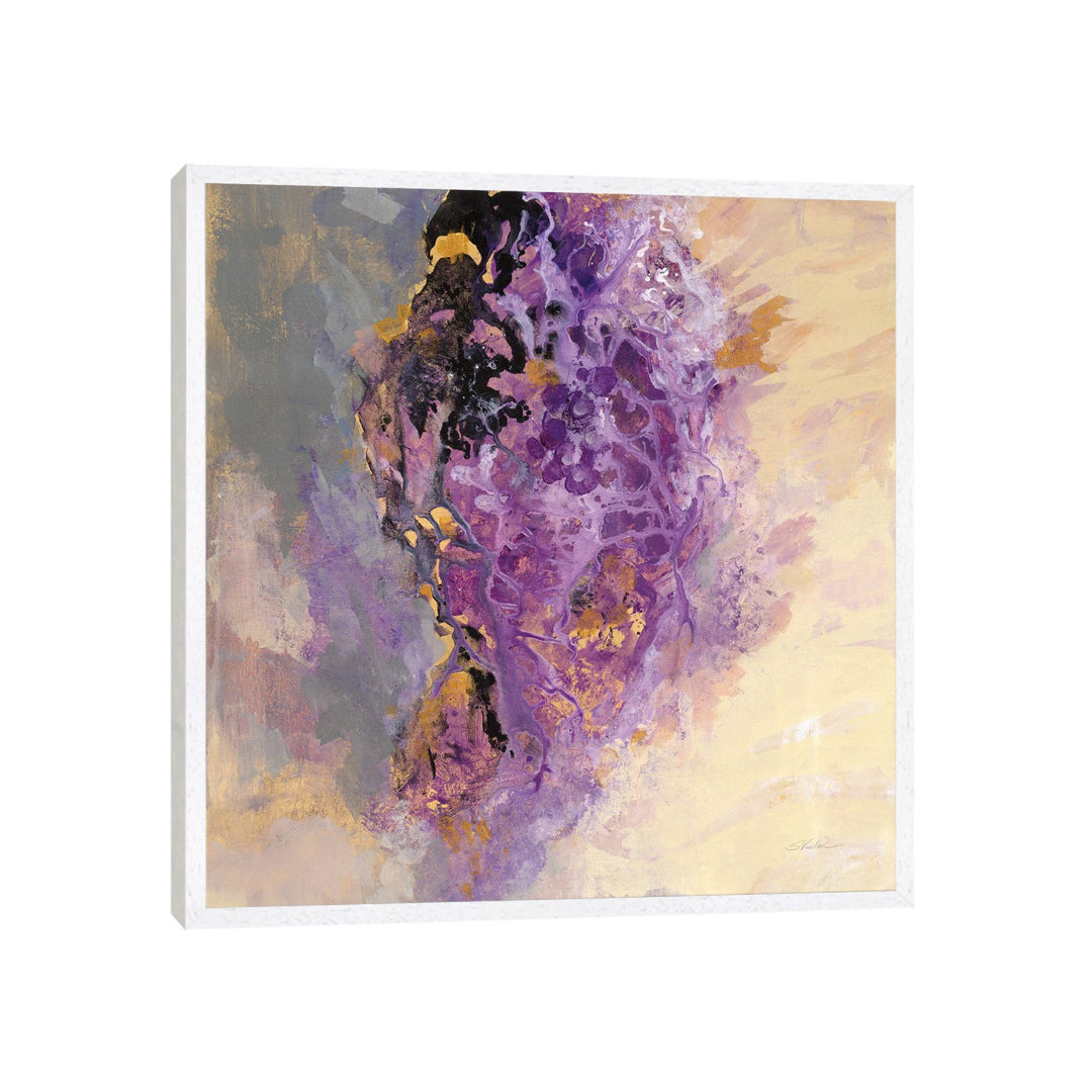 Amethyst von Silvia Vassileva - Galerie-verpackte Leinwand Giclée auf Leinwand