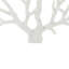 Sculpture décorative poreuse en corail blanc texturé avec base acrylique-1707373718