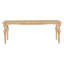 Table de salle à manger extensible rétro Vintage avec rallonge amovible pour une assise polyvalente et un charme classique