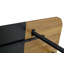 Ensemble de salle à manger 9 pièces 9 pièces pour table moderne, 8 tons de grain de bois et 8 chaises-158010819
