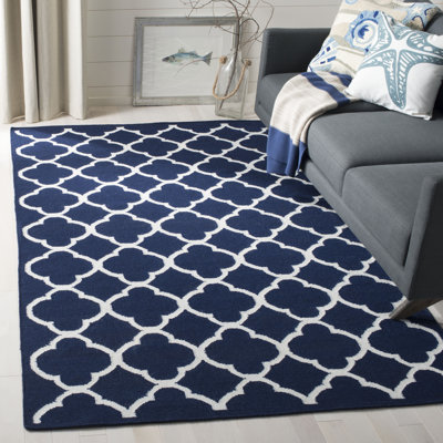 Triplett Geometric Wool Hand Woven Area Rug