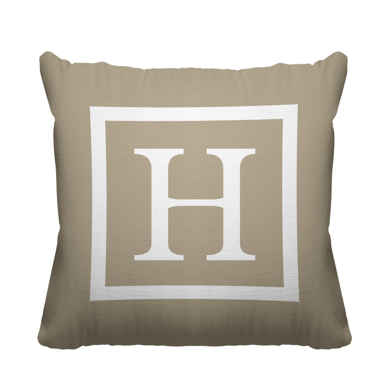 Coussin Colter, Beige, L 17 po x H 17 po, H 17 po x l 17 po