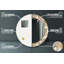 Huldar Glass Flat Wall Mirror