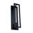 Mocanaqua Black Steel 1-Light Wallchiere Modern Sconce