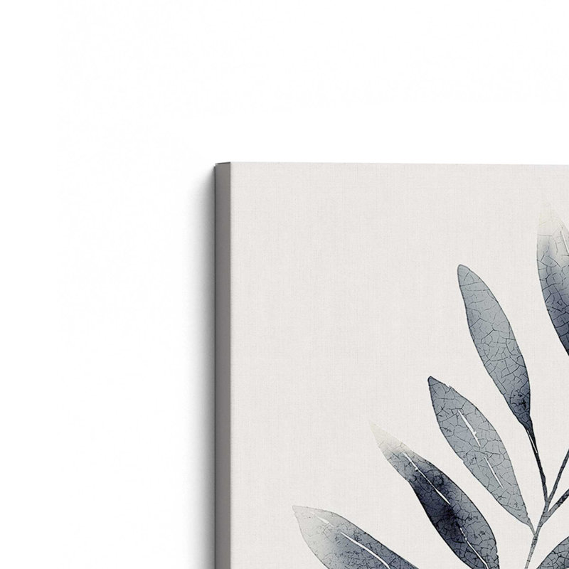 Impression sur toile 18 "x 12" monochrome Botanica v2, Toile tendue, H 18 po x l 12 po x P 1,25 po