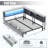 Full Corner Daybed With Storage, Bookcase Headboard, LED Light & Built-In Charging Station-476021395