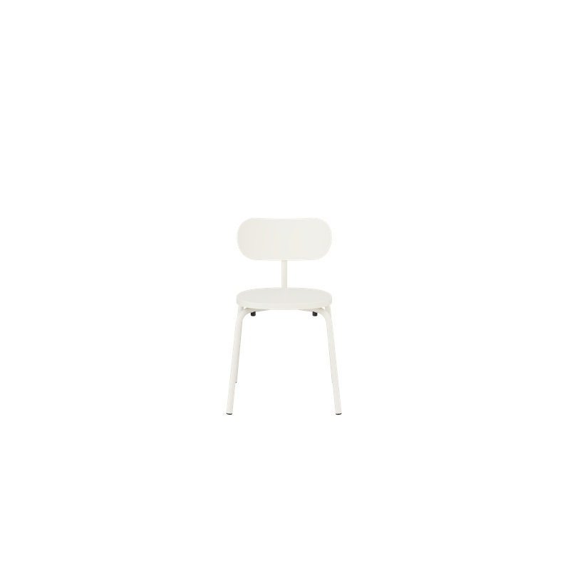 Kahmiah 18.1'' H Metal Stacking Side Chair, Pure White