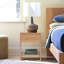 29.5cm W Manufactured Wood Bedside Table