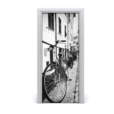 Bicycles City-adhesive Door Decal