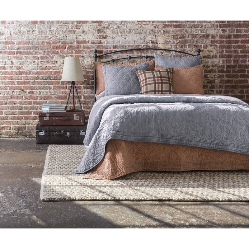 Kojo 100% Linen Quilt, King, Camel