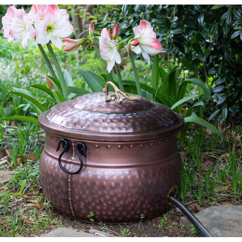 Pot de tuyaux en métal, Cuivre