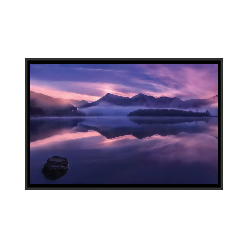 Dawn In Urkulu by Fran Osuna - Floater Frame Print on Canvas