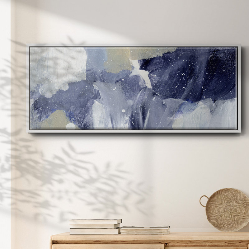 Sky Break II- Framed Canvas, 24" H x 60" W