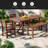 High-Quality Acacia Wood Outdoor Table And Chair Set, Suitable For Patio, Balcony, Backyard-1126914046