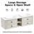Nikitta 72'' Double Bathroom Vanity with Engineered Stone Top