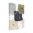 " Wrapped Canvas Wall Art - Sally Ann Moss 'Green Grey 3' Wall Art For Living Room, Bedroom, Or Office Décor - 22x32 "