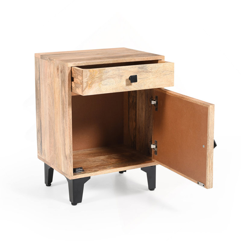 Table de chevet en bois massif