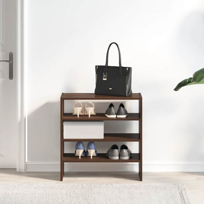 Latitude Run Shoe Racks 2 Pcs Stackable 60X30x30.5 Cm