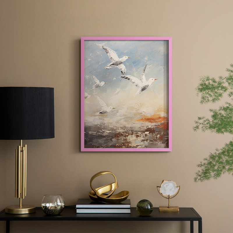 " NAUTICAL Series CDXCV ", Pink, 15" H x 12" W
