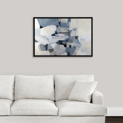 « blue cases », peinture sur toile