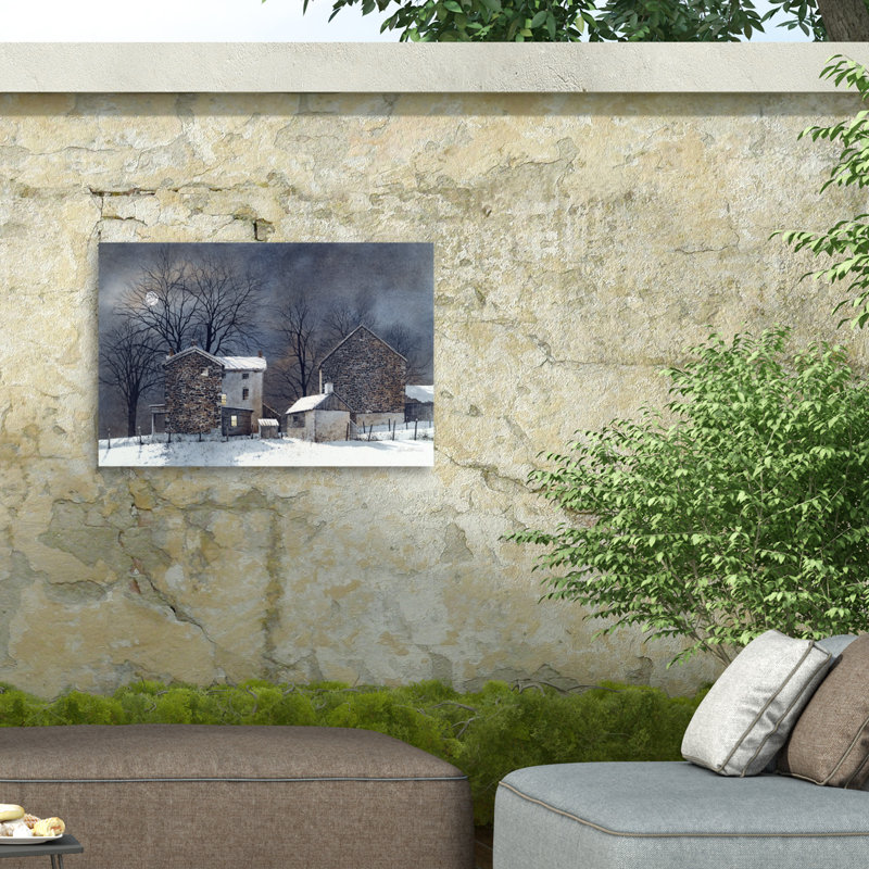 Toile pour l'extérieur Ray Hendershot WITCH MOON, H 16 po x l 24 po
