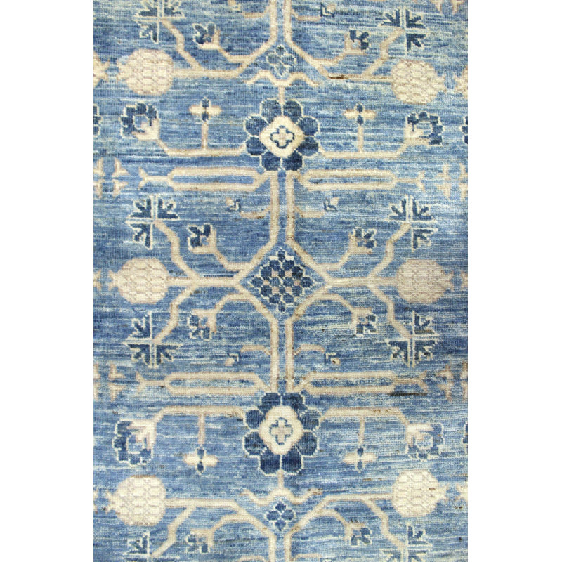New Turkmen Afghan One-of-a-Kind Rectangle 8'10" X 11'7" Area Rug