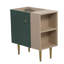 Base de meuble-lavabo de 21,6 pouces avec tablette ouverte, solution de rangement durable et élégante pour les salles de bain modernes-957494868-957494871