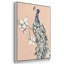 Paon en or I - ensemble de 3 reproductions sur toile-97710295-97710298