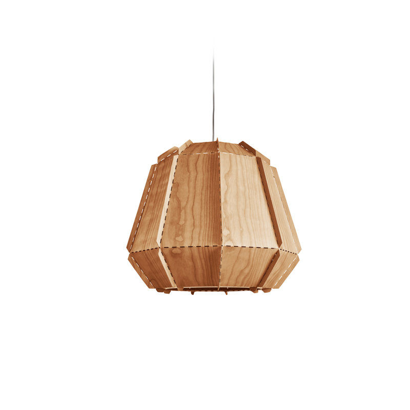 Stitches 1 - Light Pendant, Pale Rose, E26/Medium (Standard)