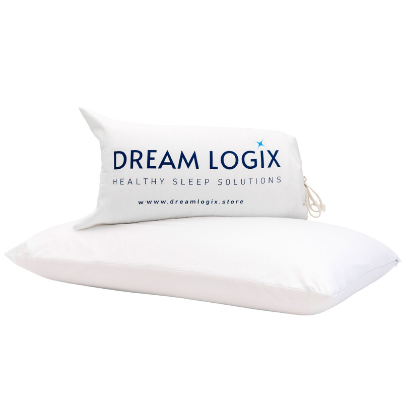 DreamLogix Natural Talalay Latex Plush Pillow for Sleeping, King Pillow: 33'' x 16''
