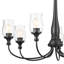 Lustre 35,6 pouces avec verre transparent Melis-70048097