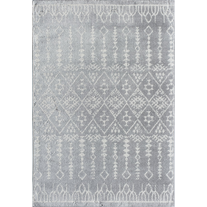 Tapis gris Gabriel, Rectangle 2 pi 6 po x 4 pi