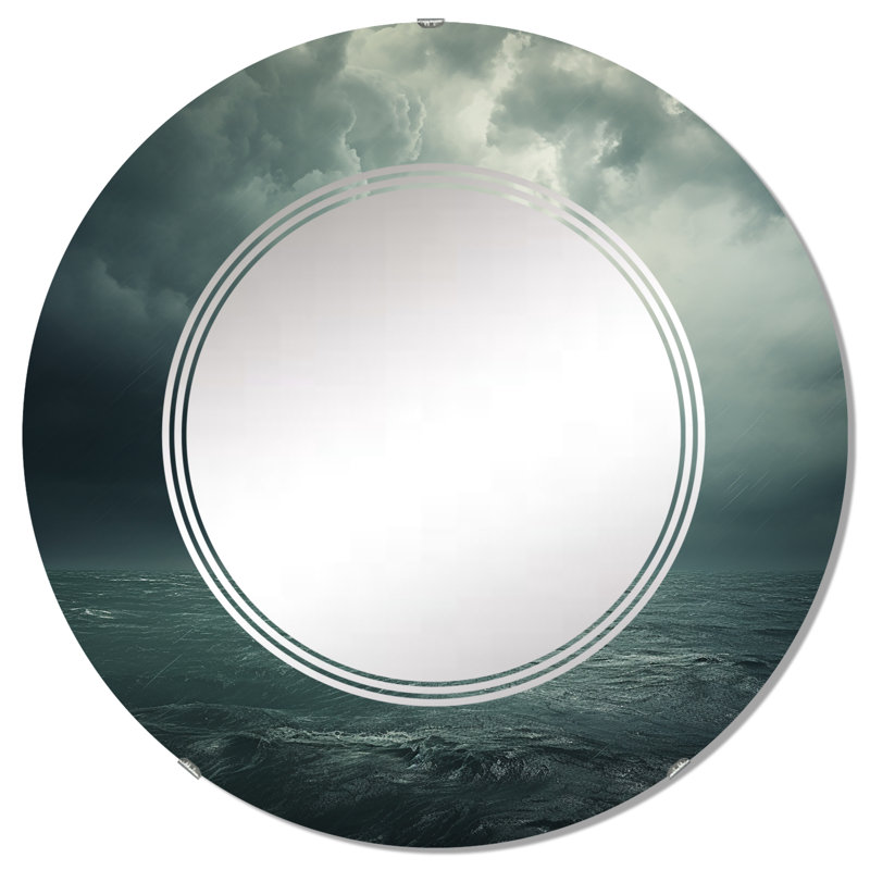Bleigh Circle Wall Mirror, 32" x 32"