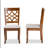 17.9'' H Upholstered Oak Side Chair