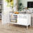 Metal Accent Storage Cabinet with Adjustable Shelf for Home,Office,Dining/Living Room-1040024372