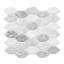 Recycled Serenity 12" x 11" Glass Mosaic Wall Tile-63332532