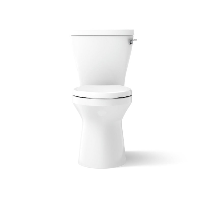 Toilette allongée deux pièces Betello 1,28 GPF (économe en eau) (siège non inclus), Blanc, Droite