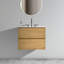 Meuble-lavabo 24 po en chêne naturel - lavabo en céramique, armoire moderne silencieuse 24 po, tiroir à singularité-2132571091