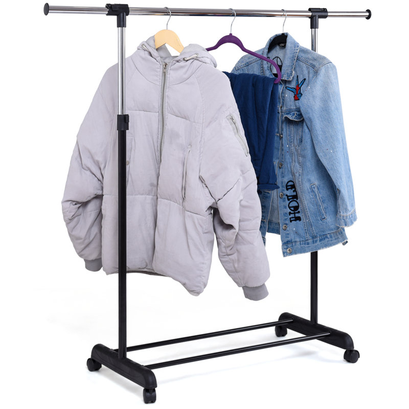 Sasaki Adjustable Rolling Clothing Rack