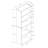 Bookshelf, Bookcase, 6 Tier, 72"H, Office, Bedroom, Laminate, Transitional-1518622048