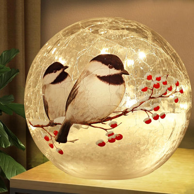 Juntier Glass Lamp Base Lamp