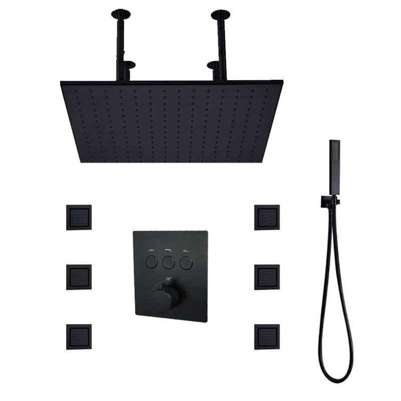 Thermostatic All-In-One Kit with Rough in-Valve