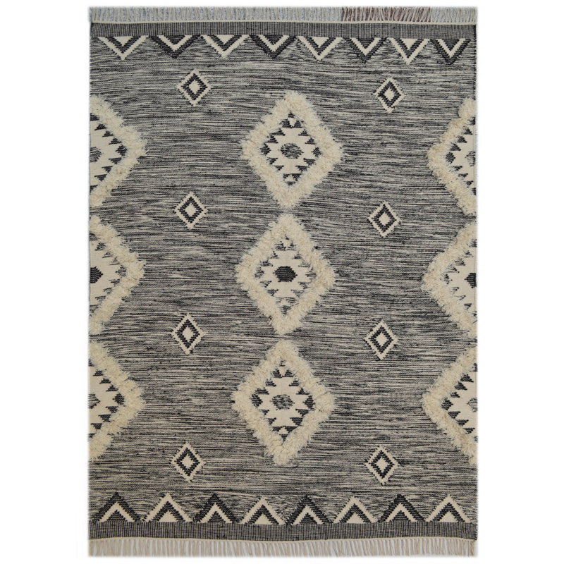 Dover Southwestern Wool Hand Woven Area Rug, Rectangle 160 x 230cm
