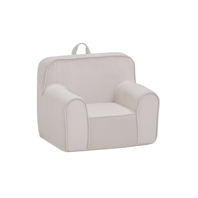 Kuddlez Kids Foam Chair White, White