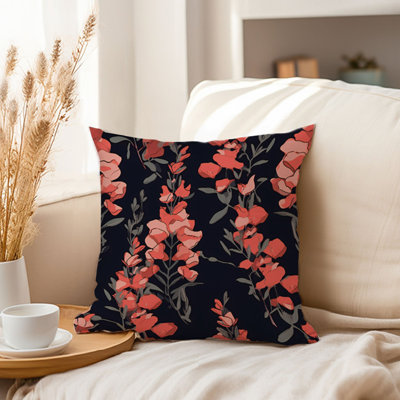 Floral Botanical Pattern I Pillow Cover