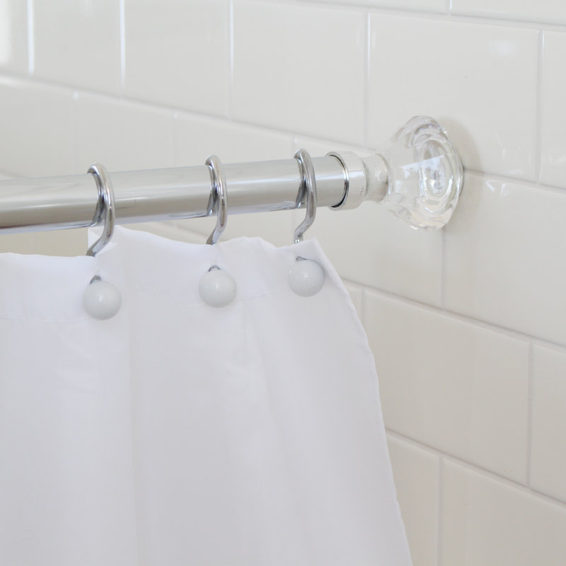 Tringle à rideau de douche à tension ajustable Oileme