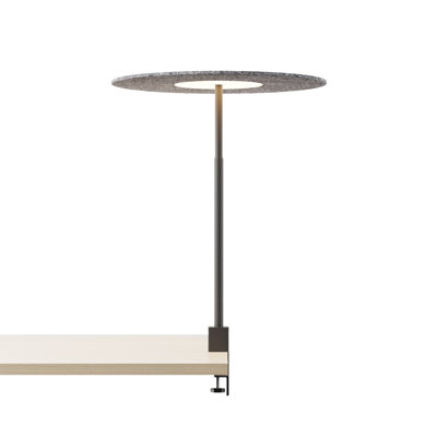Yurei Co-Working Lamp Edge Clamp with 14" Matel Shade, Interior