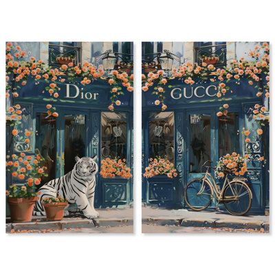 «Beautiful Storefront Set», reproduction acrylique par Art Remedy