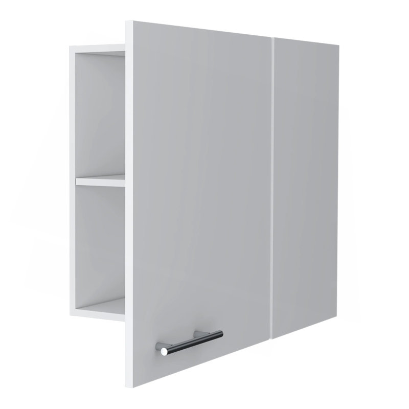 Armoire murale avec 1 porte, Blanc
