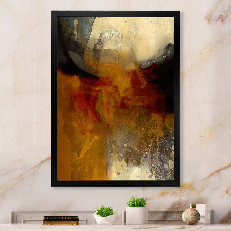 Terra Rosa Earth Mysteries II 30, Toile avec cadre photo noir, H 20 po x l 12 po x P 1 po